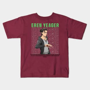 Eren Yeager Kids T-Shirt